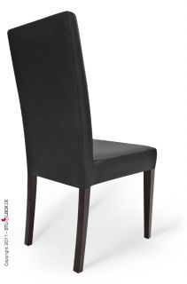 Gastronomie Stühle Esszimmerstühle Lederstühle schwarz Restaurant