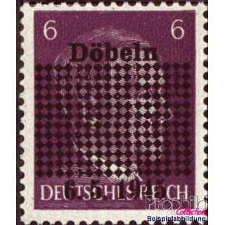 Briefmarken für Sammler Döbeln (Sachsen) 1b mit Falz 1945 Lokaler