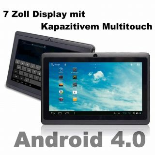 Tablet PC Android 4.0 ICS, Kapazitiver Multitouch 7 Zoll, 1.5 Ghz