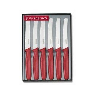 Tafelmesser Geschenkrund, rot von Victorinox
