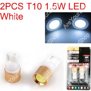 Car LED T10 194 W5W 1.5W Wedge Light Bulb Lamp SMD White