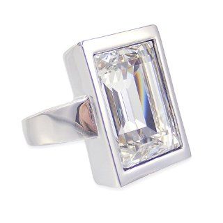 Ring mit SWAROVSKI ELEMENTS   Farbe Silber Gr. 56