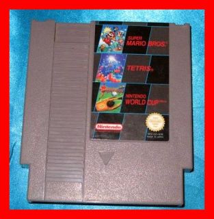 Nintendo NES N E S MODUL Super Mario Bros + Tetris + World Cup 3