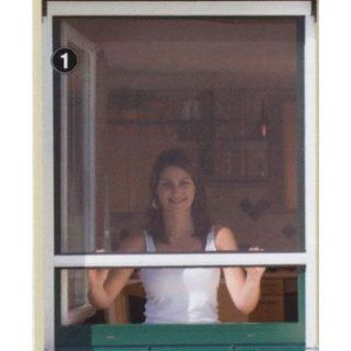 Insektenschutz Klemm Rollo AluProfi für Fenster 130 cm x 160 cm weiß
