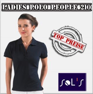 Sol´s Ladies Polo People 210 17 Farben S M L XL XXL Damen Poloshirt