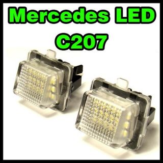Mercedes E Coupé+Cabrio W207 LED Kennzeichenbeleuchtung