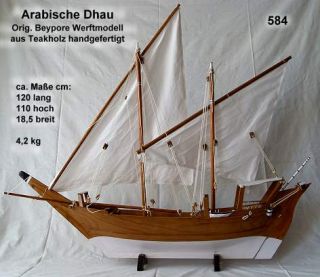 DAU Schiff Werft Modell DHAU 1,2m India(584)statt 199, 