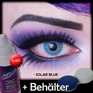 Farbige blaue hellblaue crazy Kontaktlinsen crazy contact lenses Blau