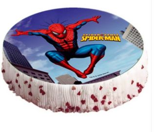 Spiderman Tortenaufleger Geburtstag Kuchenaufleger Kuchendeko Essbar