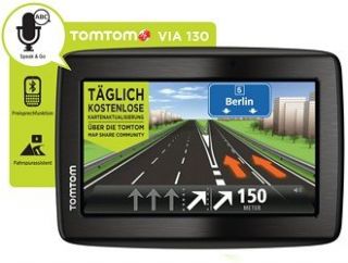 TomTom Via 130 Europe Traffic Navigationssystem (11 cm / 4,3 Zoll