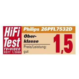 Philips 26 PFL 7532 D 66 cm (26 Zoll) 169 HD Ready LCD Fernseher mit