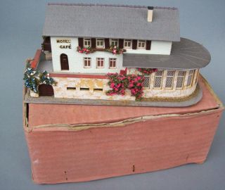 Faller 219 Hotel/Cafe aus Holz mit Orginal Karton  TOP