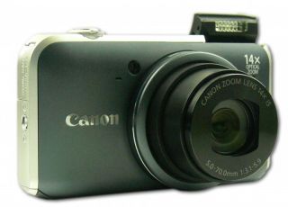 Canon PowerShot SX220 HS Grau Digitalkamera, Neu Riesen 3 Zoll / 7,5