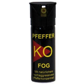 KO Pfefferspray mit Sprühnebel 50ml Behördenkappe Sport