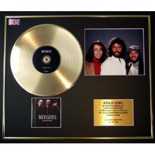 BEE GEES/Goldene Schallplatte/RECORD & Foto Darstellung/Limitierte