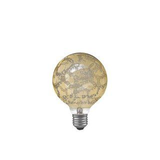 Paulmann Globe Glühlampe 40W, E27 138mm 95mm Krokoeis gold 