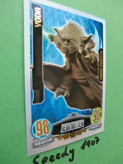 Attax Star Wars Serie 3 Yoda Movie Cards 231 Force Meister
