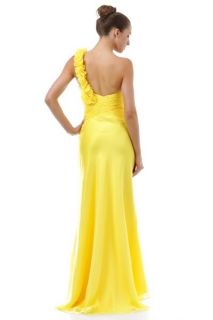 New Greek Goddess Gown One Shoulder Long Dress in Yellow, Royal Blue