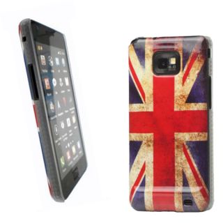 Samsung Galaxy S2 i9100 Retro Tasche Case Hülle Cover Schale Etui UK