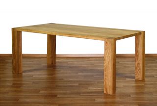 Design Massiv Holz Esstisch Tisch Eiche RUBEN 240x100cm