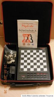 Mephisto Schachcomputer  europa A im Koffer mit Zubehör *** Top
