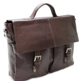 BOVARI Messenger Bag Laptop Tasche 39x30x10 cm Model Lyon   braun