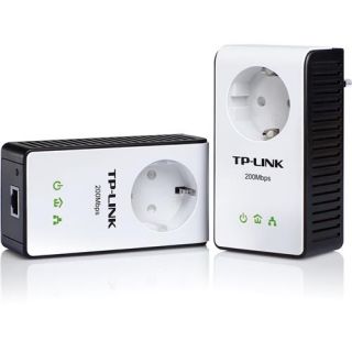 TP Link TL PA251 Kit 200Mbit Powerline Adapter Schuko