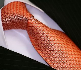 KRAWATTE SEIDE Slips Corbata Cravatta Dassen Cravate 251 orange