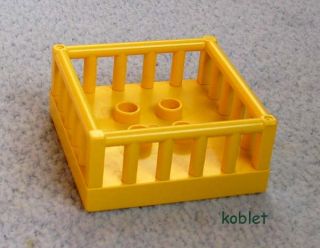 Lego DUPLO Puppenhaus Baby   LAUFSTALL gelb 