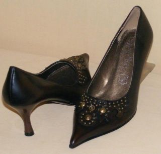 Damen Schuhe High Heels Pumps Dunkelbraun NEU # 880