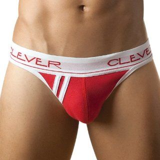 Clever Moda Herren String/Thong Sporty Rot Unterwäsche