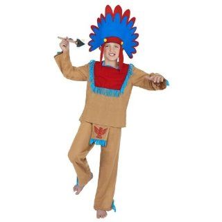 Indianerkostüm Kinder Indianer Rothaut Kostüm 3 5 Jahre Gr S 
