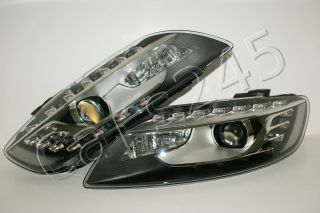 AUDI Q7 Bi Xenon TFL DRL LED Scheinwerfer Paar 2009 