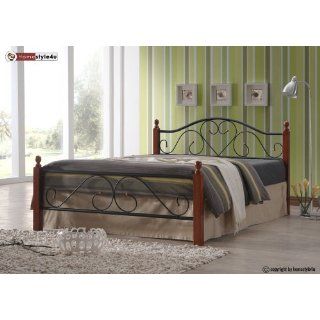 Design Metallbett Bett Doppelbett 180 x 200 mit Lattenrost 