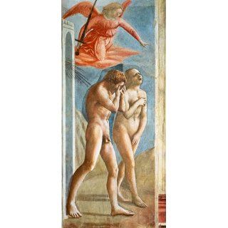Kunstdruck (90 x 197, Masaccio) von Vertreibung aus dem Paradies