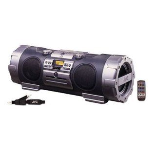 JVC RV B 99 BU Boom Blaster tragbarer CD Radiorekorder blau 