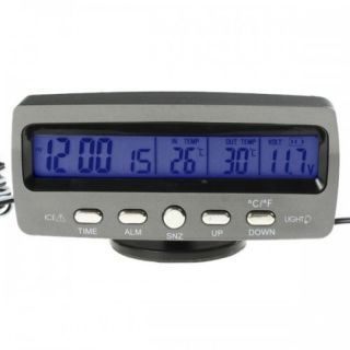 Digital Thermometer/Spannung Monitor mit Alarm für Auto