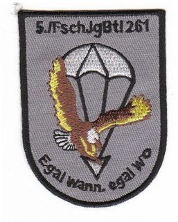  Aufnäher Patch 5. Kompanie Fallschirmjäger Btl 261