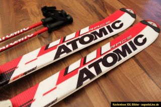 Carving Ski Kinderski 130cm mit Atomic Race 275 Bindung + Stöcke