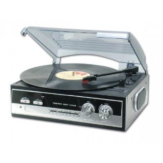 Soundmaster PL 186 Nostalgie ¿ Plattenspieler mit Radio 
