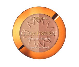 Lòreal GLAM BRONZE Blonde Harmony Duo Sun Powder Puder Make Up helle