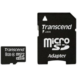 Transcend Hi Speed Micro SDHC 8GB Class 6 Speicherkarte 
