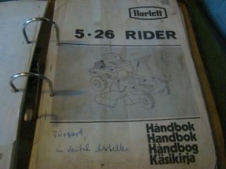 NORLETT Handbücher Ersatzteillisten Mini Rider Konvolut