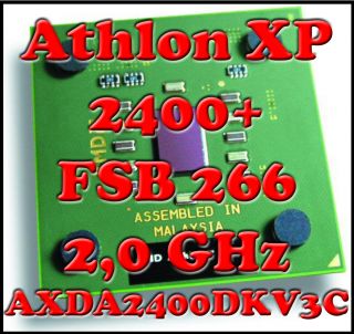 Athlon XP 2400+ Sockel A/462 AXDA2400DKV3C 2000 MHz FSB 266 CPU
