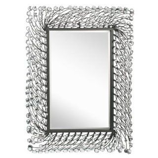 Moderne Spiegel Wand Kunst mit Blendrahmen Klarglas Juwelen   HP018640