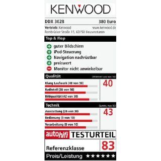 Kenwood DDX3028 Moniceiver (VGA Doppel DIN Monitor, DVD, Apple iPod
