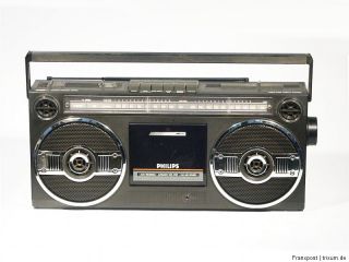 PHILIPS D8050 STEREO RADIORECORDER RADIO GHETTOBLASTER BOOMBOX
