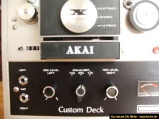 Akai X Cross Field vierspuriges Tonbandgerät Solid State X 165D Top i