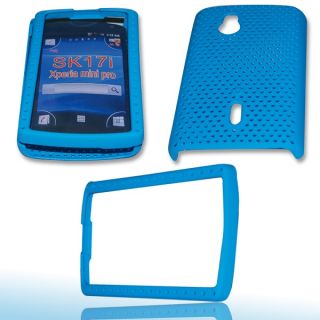 Crystal Grid Case Tasche Sony Ericsson Xperia Mini Pro / Schutzhülle