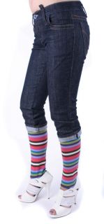 Miss Sixty Damen Jeans Hose Skinny mit Leggins Red Socks W24 W31 #13